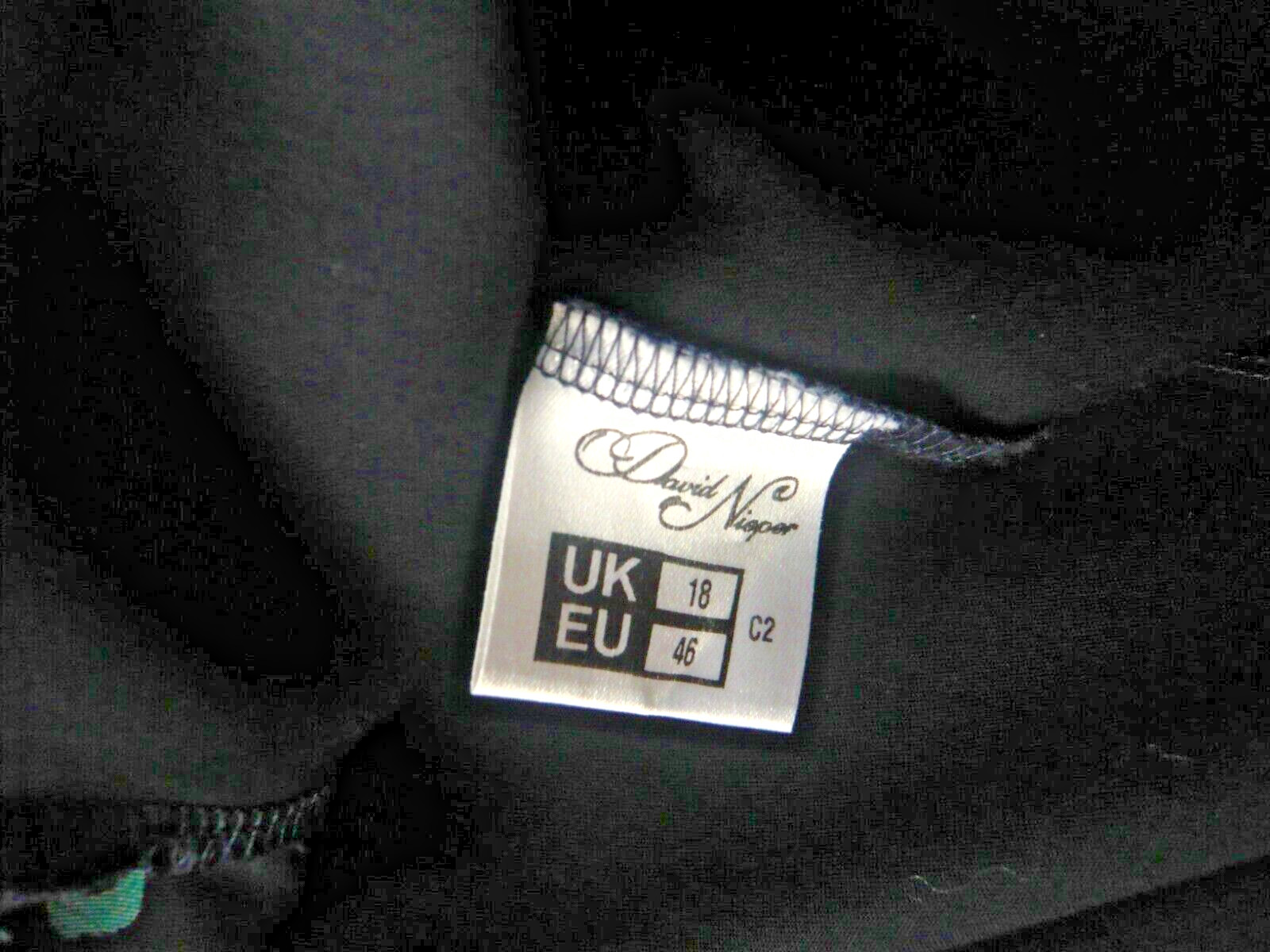 DAVID NIEPER  Navy/Multi Patterned Blouse Set UK … - image 14