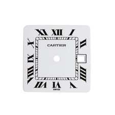 Cartier watch parts - Santos Men's Square Automatic - White Dial