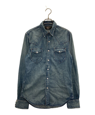 【RRL】 Indigo Denim Western Shirt デニム シャツ s-l400.jpg