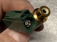  22 Count Rca Female To Fakra E Female Green Cable Rg174 Jumper Pigtail 15cm 6"