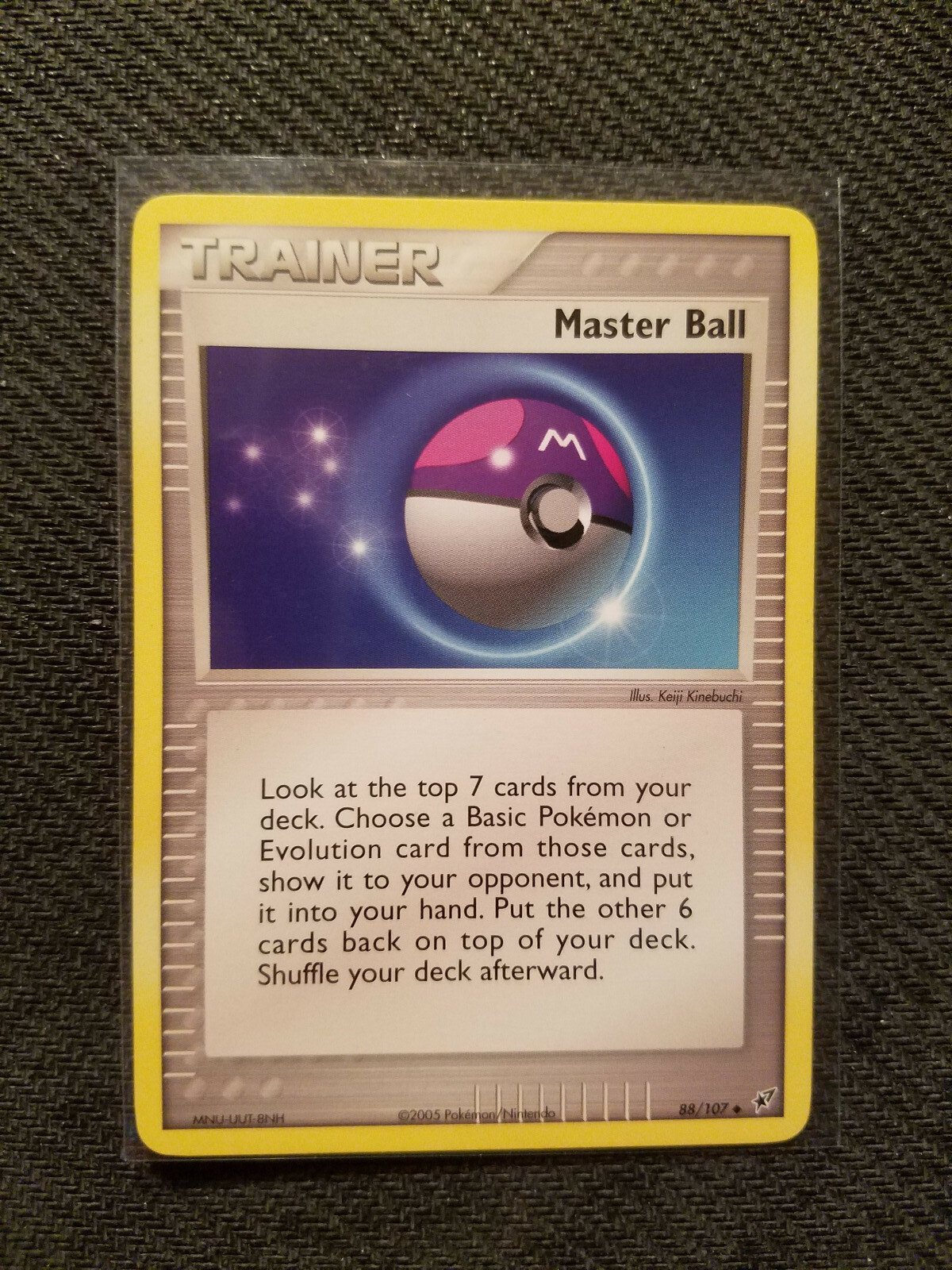 Pokemon Master Ball 88/107 EX Deoxys Uncommon NM/M 