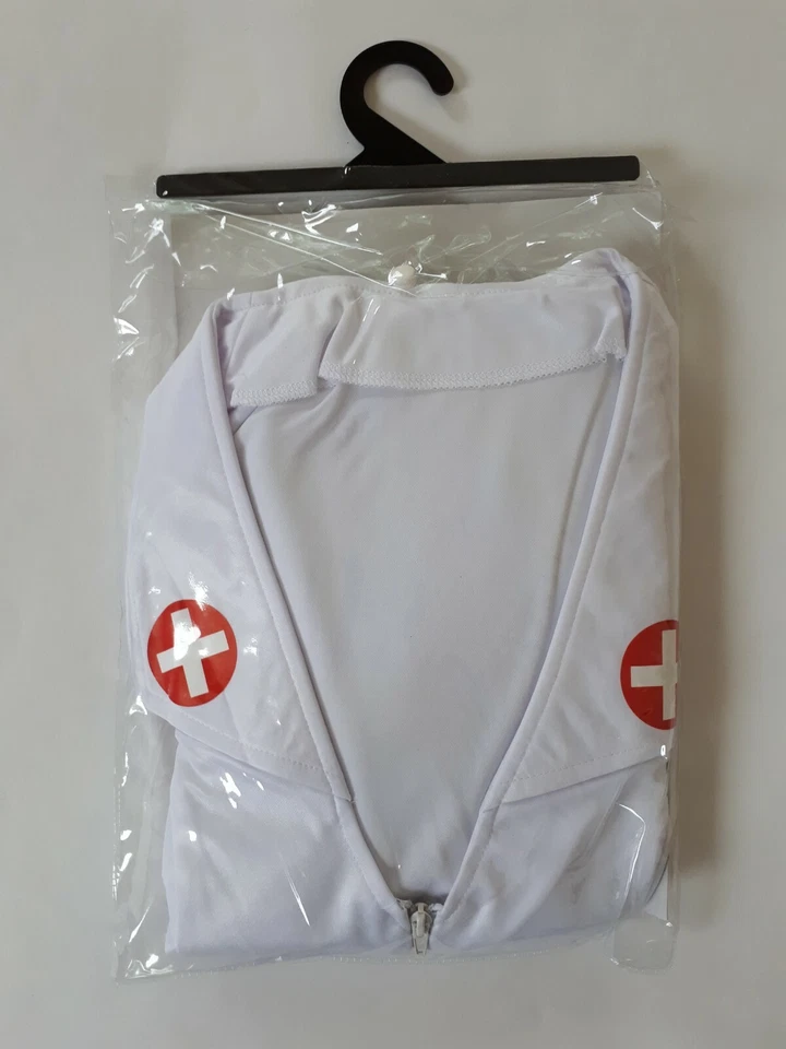 Vestido elegante de enfermera travieso Leg Avenue tallas S/M M/L XL médicos y enfermeras Foto 2 de 4