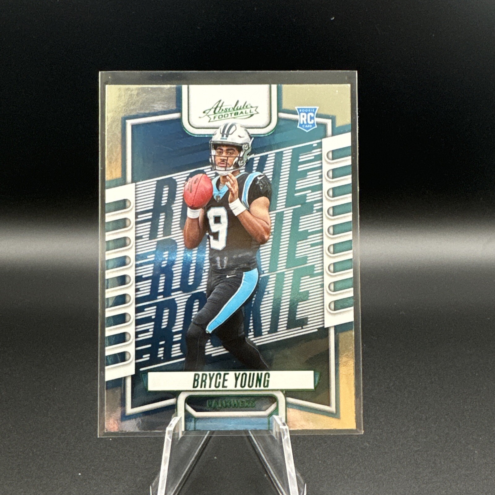 2023 Panini Absolute Bryce Young RC #101 Green foil Carolina Panthers