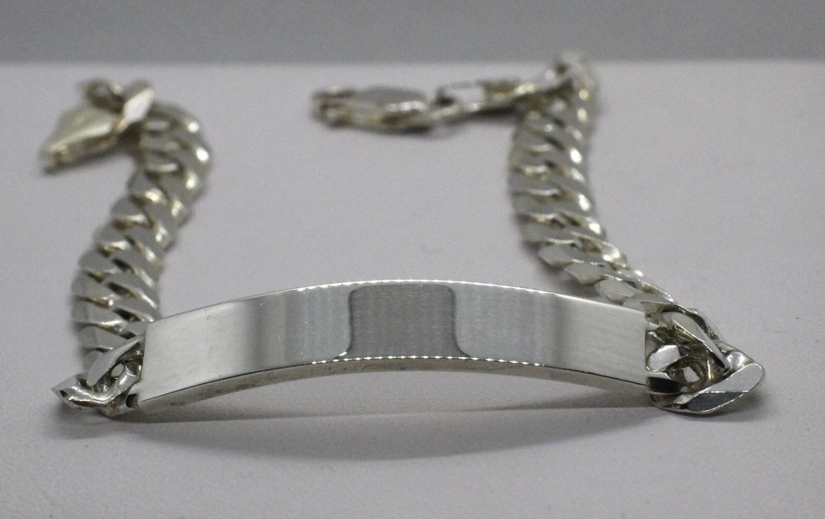 Catena Uomo In Argento 925 Con Targhetta Incisa – Collana Militare Personalizzata (Maglia 6,5mm, 50cm) - 2