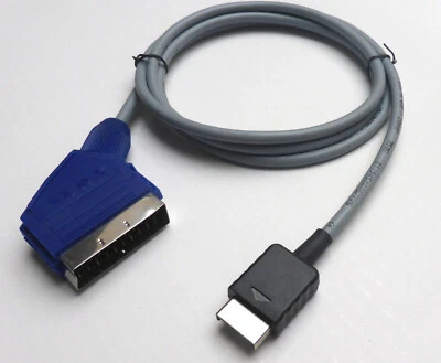 Playstation RGB Scart Kabel . Sync on Luma 1,5M. PS1/PS2/PS3 . Hohe Qualität.