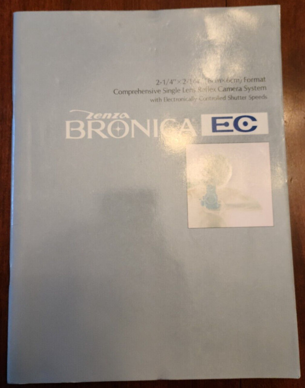 VINTAGE 1972 ZENZA BRONICA EC FILM CAMERA ORIGINAL PRODUCT BROCHURE 
