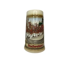 Vintage Anheuser Busch BUDWEISER Collectors Stein Staffel Stoneware West Germany