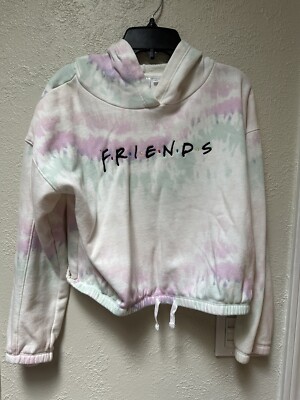 FRIENDS The Television Series Hoodie Sweatshirt Fleece Tie Dye Girls XL  14-16