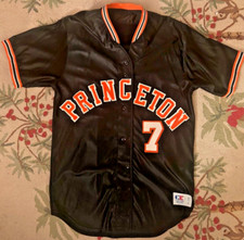 Princeton Univ. Baseball - Softball Jersey, SZ: Women's LG, Cliff Keen Mfg. USA
