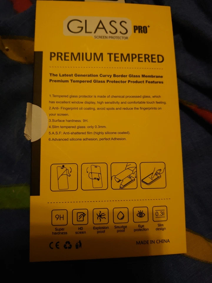 Protector de pantalla de vidrio para teléfonos móviles Sony y Samsung ABIERTO NUNCA USADO Foto 2 de 4