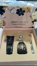 Jimmy Choo I WANT CHOO Women Gift Set 3pc  0.25OZ EDP SPR+3.3OZ B/L+3.3OZ EDP