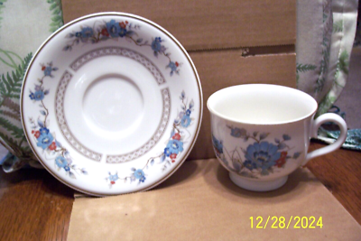 Versatone by Noritake - BLEUFLEUR B319W41 Cup & Saucer | eBay