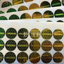 1000Pcs Original Hologram Product Security Adhesive Sticker Labels Seal 15mm