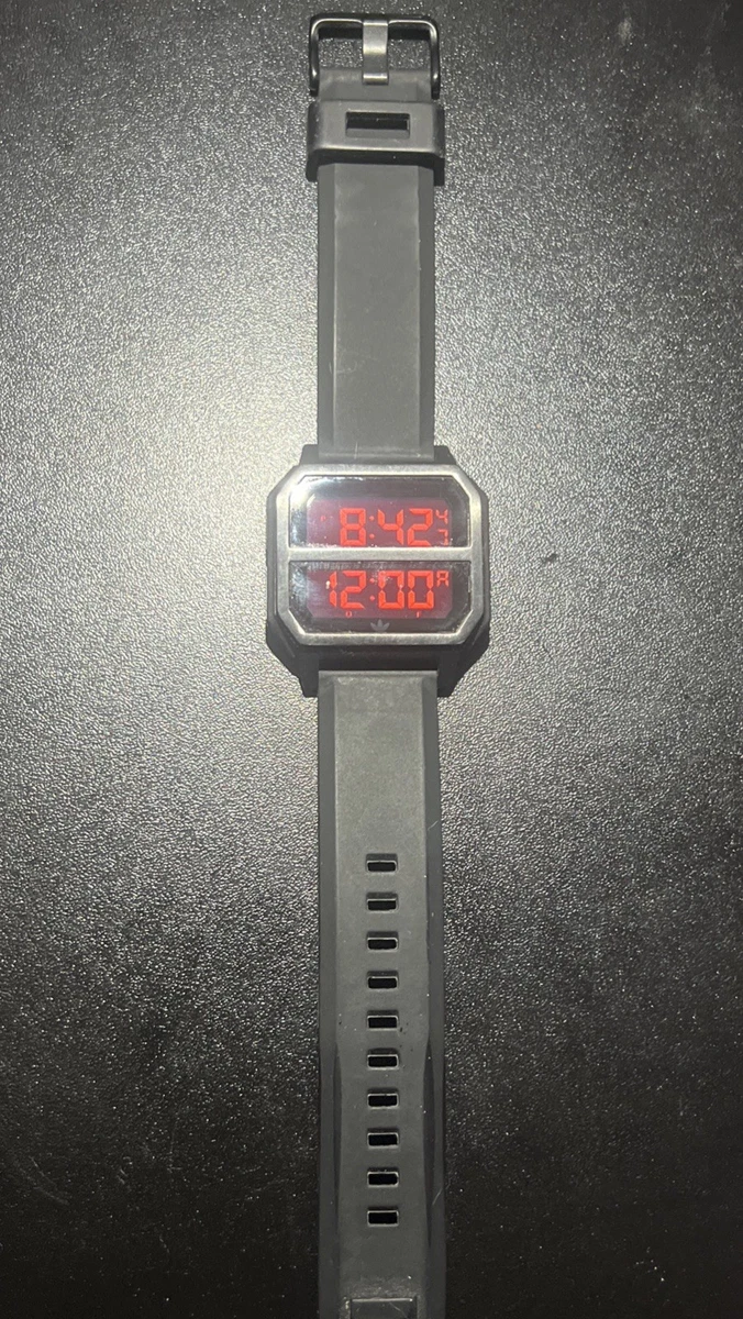 Adidas ADH2918 Unisex Watch 41mm Black Pink Trefoil Dial Rubber New Battery Pink Adidas Watches for Sale up to 90% Off: Poshmark main image 3