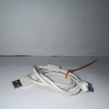 USB Standard Type A Male to Mini USB 1:1 Cable White 2 ft Round Cord