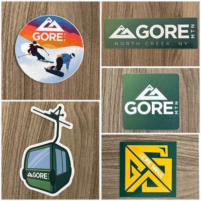 Authentic Gore Mountain Sticker PICK & CHOOSE Design Decal Ski Snowboard NY