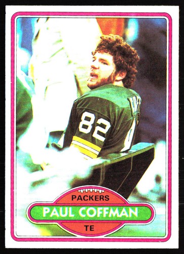 Paul Coffman #513 1980 Topps card