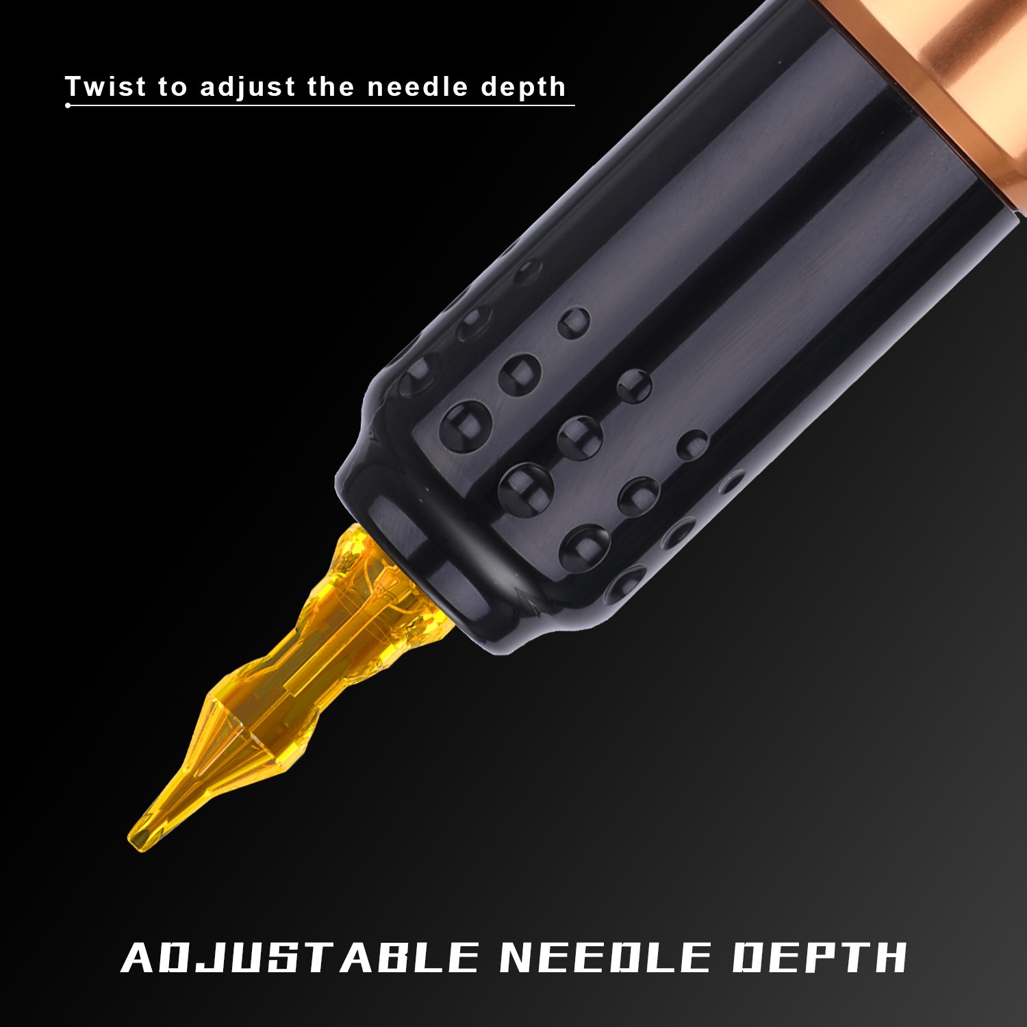 Tattoo Kit Wireless Tattoo Gun with 2×1200Mah Power Supply 20Pcs Tattoo Needles