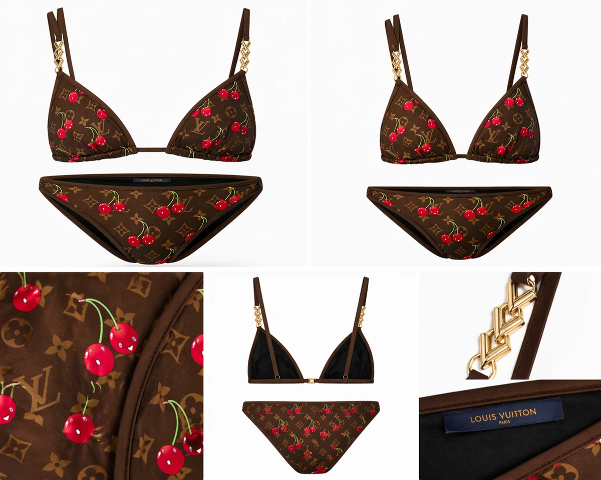 ルイ・ヴィトン ビキニ 38サイズ モノグラム louis vuitton bikini top 38 black monogram | eBay