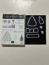 Stampin Up Most Wonderful Time Bundle*Used*Free Shipping
