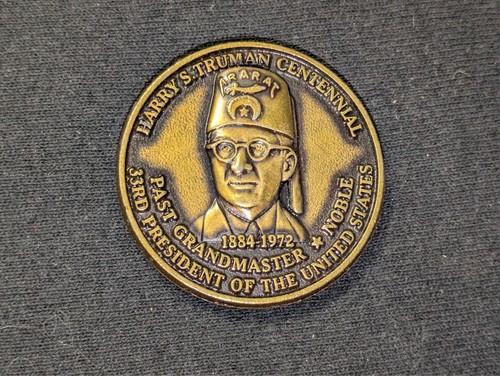 Vintage Freimaurer Medaille, Penny, Schekel #1