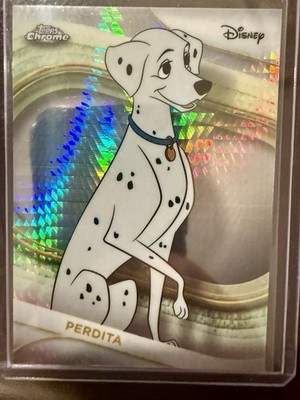 Topps Chrome Disney 2025 Perdita 101 Dalmatians Rainbow Prism Parallel 