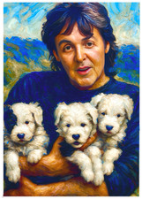 PAUL McCARTNEY * Fun Novelty * MUSIC ARTIST * Art Card * ATC ACEO