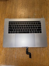 MacBook Pro 15" 2018 2019 A1990 KEYBOARD TRACKPAD NO BATTERY PALMREST GRAY
