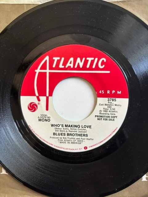 Blues Brothers Who's Making Love mono and stereo 45 rpm vinyl record - image 1 of 2