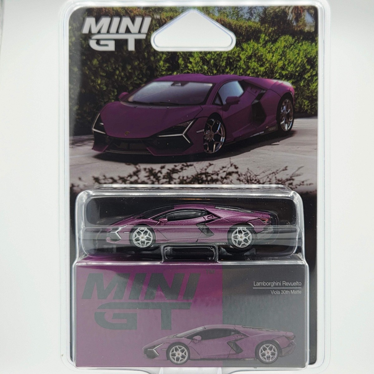 ミニカー Lamborghini Revuelto Mini GT Lamborghini Revuelto - 1:64, Viola 30th Matte Purple (2026