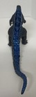 Soft Vinyl Godzilla Figure With Blue Spines EUC Unbranded Kaiju — photo 3