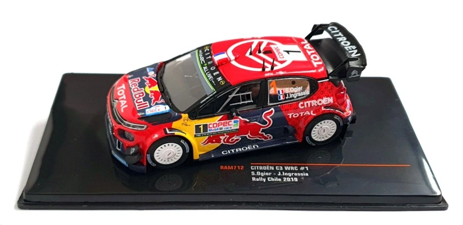 Ixo масштаб 1/43 RAM712 — ралли Citroen C3 WRC Чили 2019 No1 Ogier/Ingrassia - Изображение 4 из 4