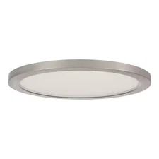15in Brushed Nickel New Ultra-Low Profile Integrated LED Flush Mount 5CCT 2pack