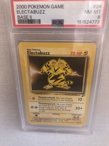 Electabuzz graded PSA 8 for sale on eBay