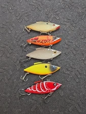 (5) Bill Lewis 1/2 Oz Rat-L-Trap Crankbait Fishing Lures Lot Of 5