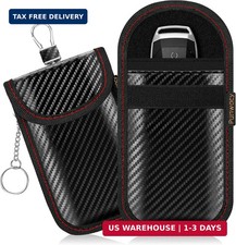 Faraday Pouch for Key Fob 2 Pack , RFID Signal Blocking Faraday Bag, Anti-Theft