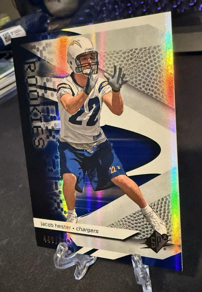 2008 Jacob Hester SPx  #109 RC /999 Chargers - Image 2 of 4