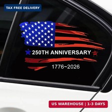 250 Years America Car Decal,250th Anniversary The Independence of USA Sticker US