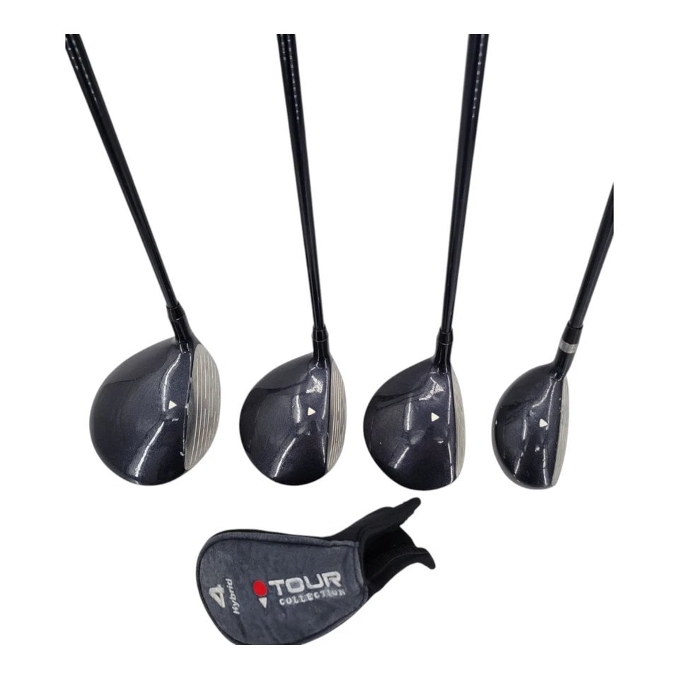 Tour Collection Ladies RH Driver 3 5 Woods 4 Hybrid Golf Club Bundle L Flex - Image 2 of 4