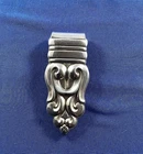 International Royal Danish Sterling Silver Heavy Money Clip No Mono