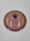 Pyrex Visions V-12-C Replacement Lid, Ribbed Cranberry Inch