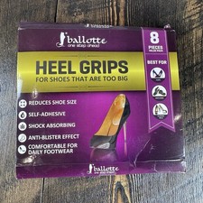 Soft Heel Grips for Womens Shoes Gel Foot Cushion Inserts for Women Shoes 4 Pack