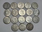 1921 PDS MIXED MORGAN DOLLAR PARTIAL ROLL / 18 COINS, 6 1921, 4 1921 D, 8 1921 S