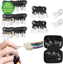82Pcs Terminal Removal Tool Kit Electrical Pin Extractor Wire Connector Release