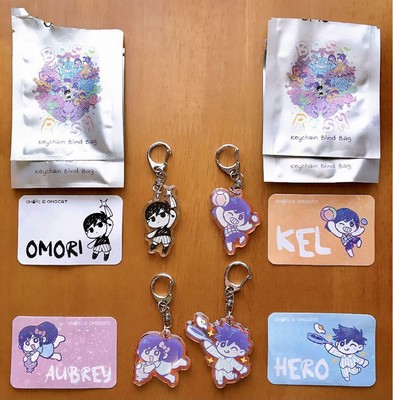 OMORI Boss Rush Acrylic Keychain Omori Aubrey Kel Hiro | eBay