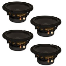 4 Goldwood Sound GW-8PC-4 Heavy Duty 4ohm 8" Woofers 330 Watts each Speakers