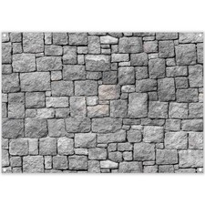 7x5ft Polyester Rustic Gray Rock Wall Photography Backdrop Stone Brick Wall Back