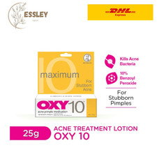 1 X OXY 10 10 Benzoyl Peroxide 25g Stubborn Acne Pimple Spot Control Treatment