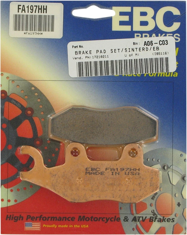 Sintered Double-H Brake Pads EBC FA197HH - Image 2 of 2
