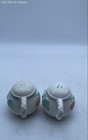 Ceramic Salt and Pepper Shakers Set 2pc Fruit Relief Made in Taiwan Vintage — photo 4